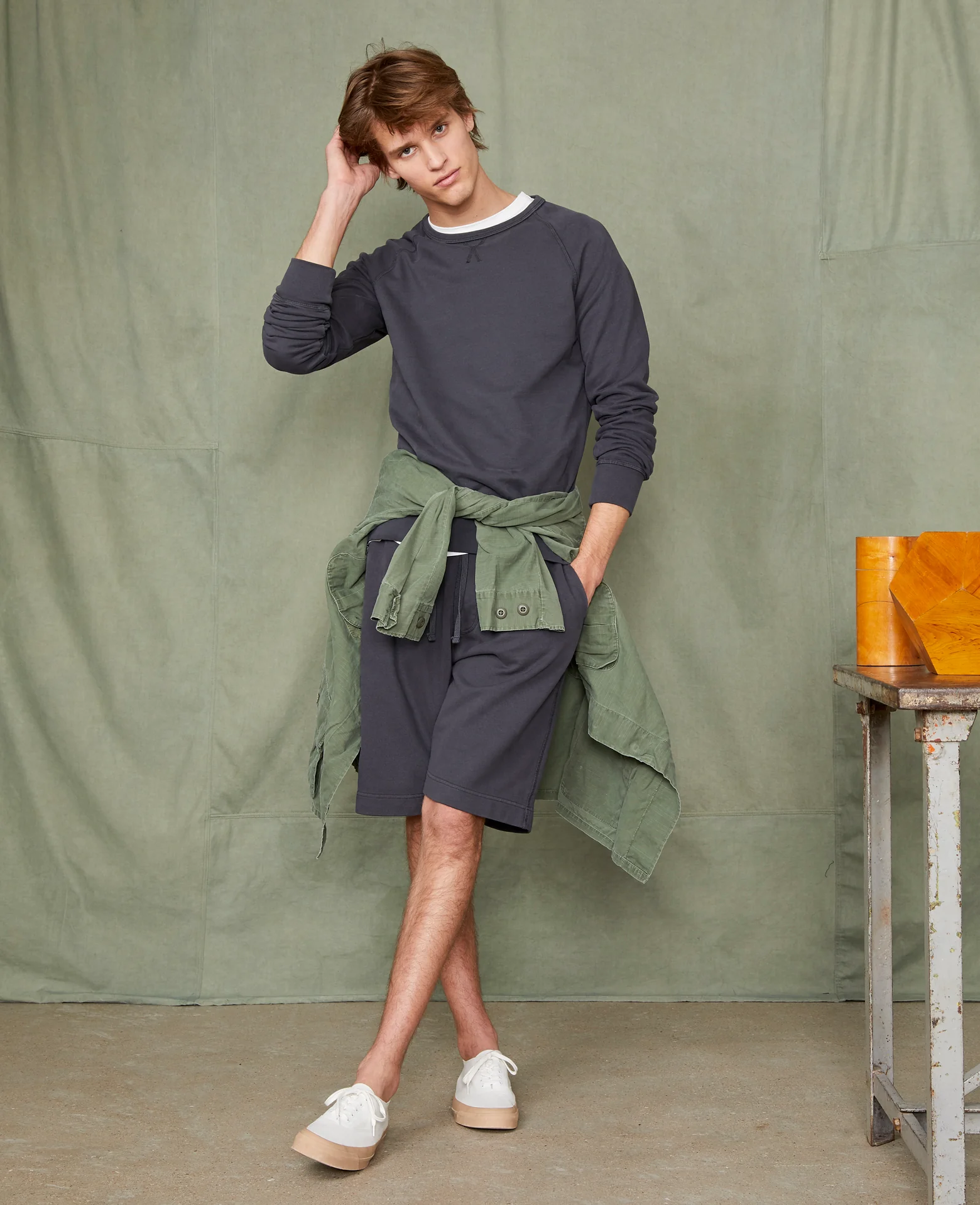 Crew neck sweatshirt