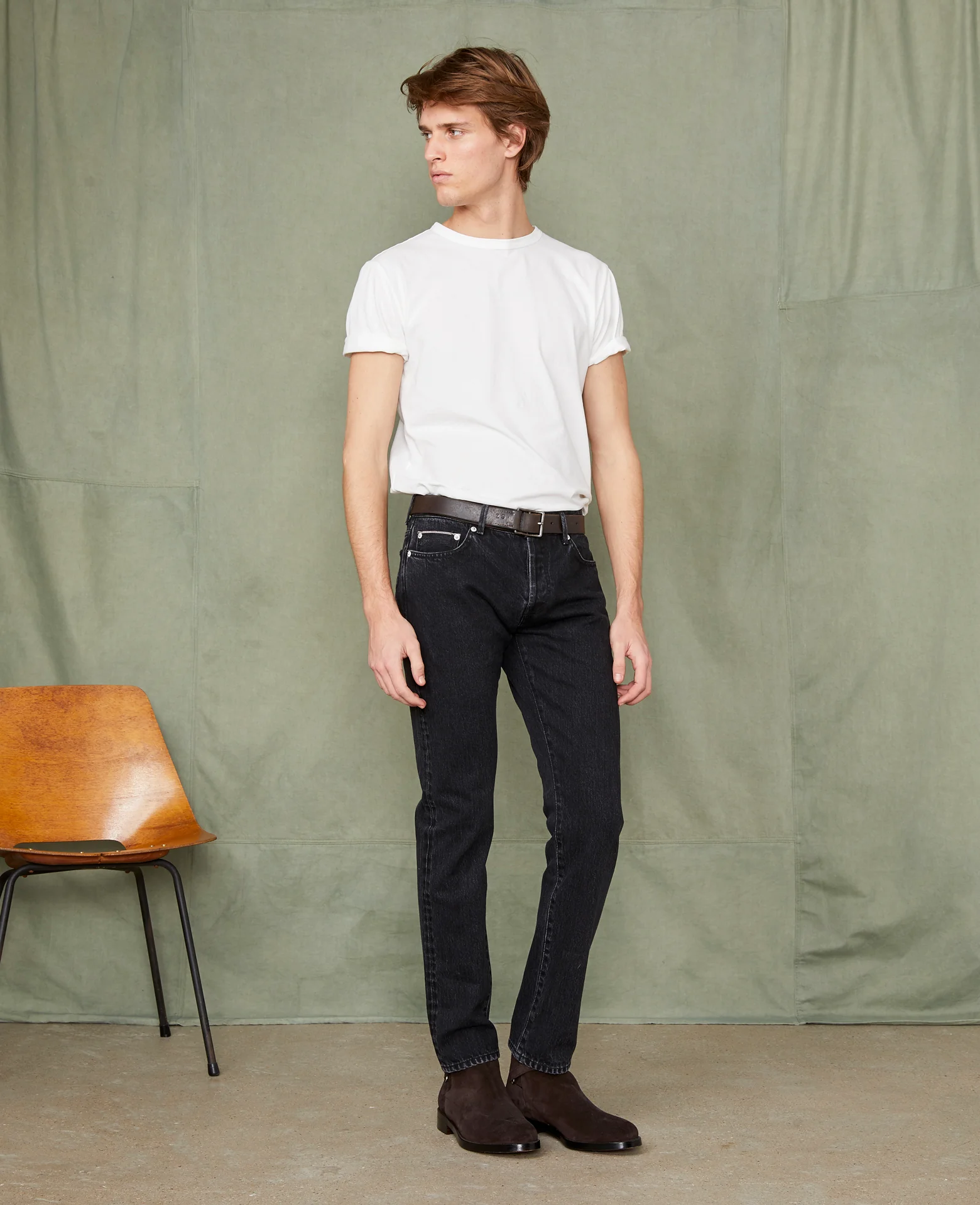 Slim fit denim